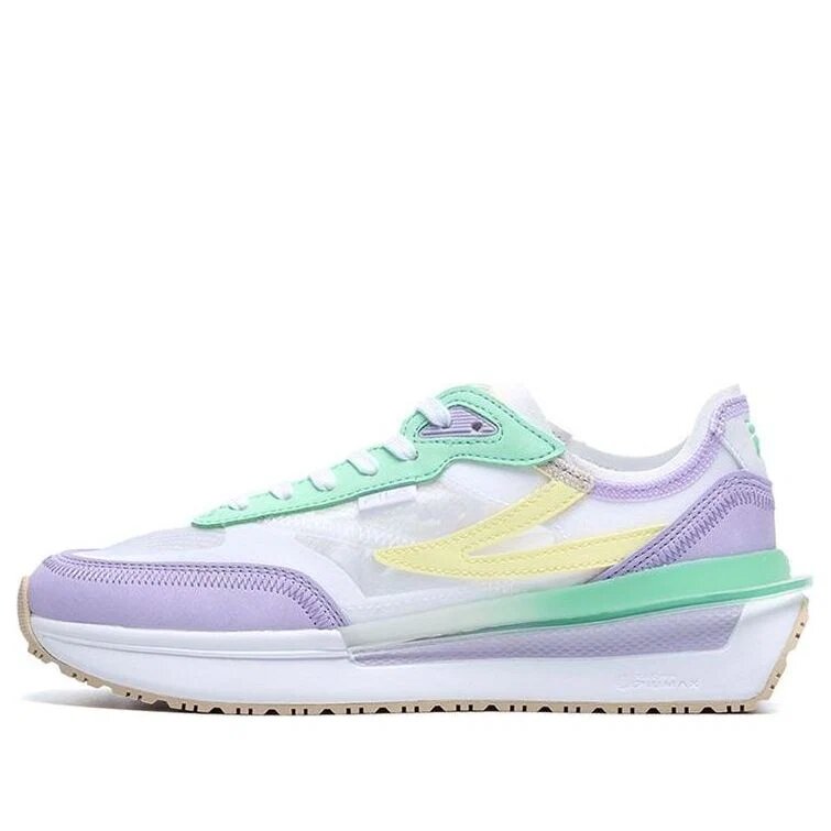Renno Classics Sneakers "White Lilac Green"