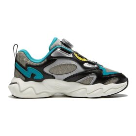 Retro Running Shoes “Grey Black Blue”
