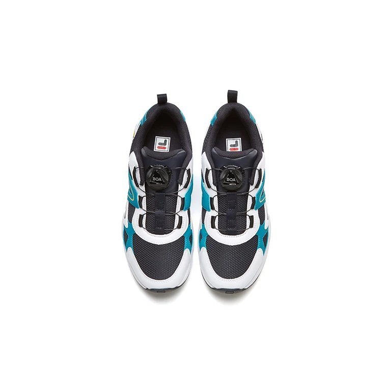 Retro Sport Shoes "Black White Blue"