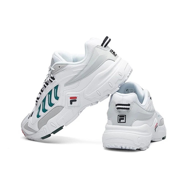 Running Shoes Grey/White/Green