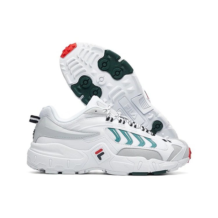 Running Shoes Grey/White/Green