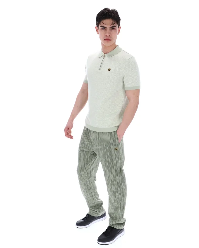 Sea Foam Marty Zip Polo