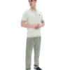 Sea Foam Marty Zip Polo