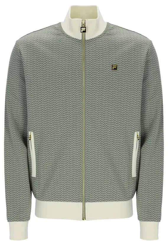 Sea Foam Mathers Herringbone Track Top