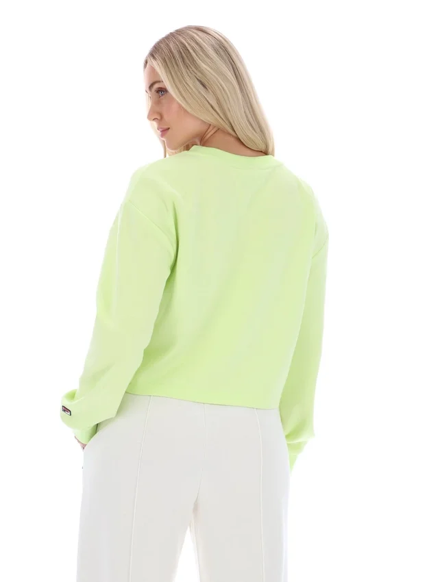 Shadow Lime Jorie Wide Crew Neck Sweatshirt