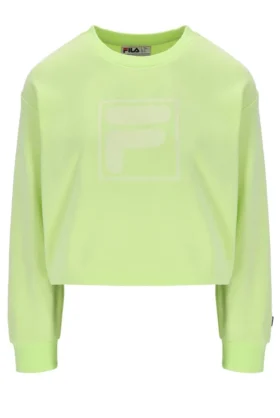 Shadow Lime Jorie Wide Crew Neck Sweatshirt