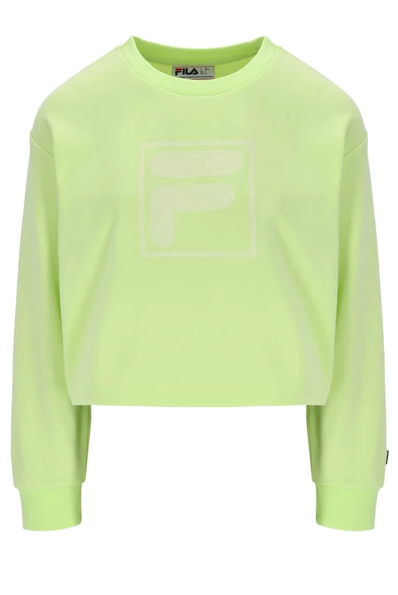 Shadow Lime Jorie Wide Crew Neck Sweatshirt