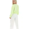 Shadow Lime Jorie Wide Crew Neck Sweatshirt