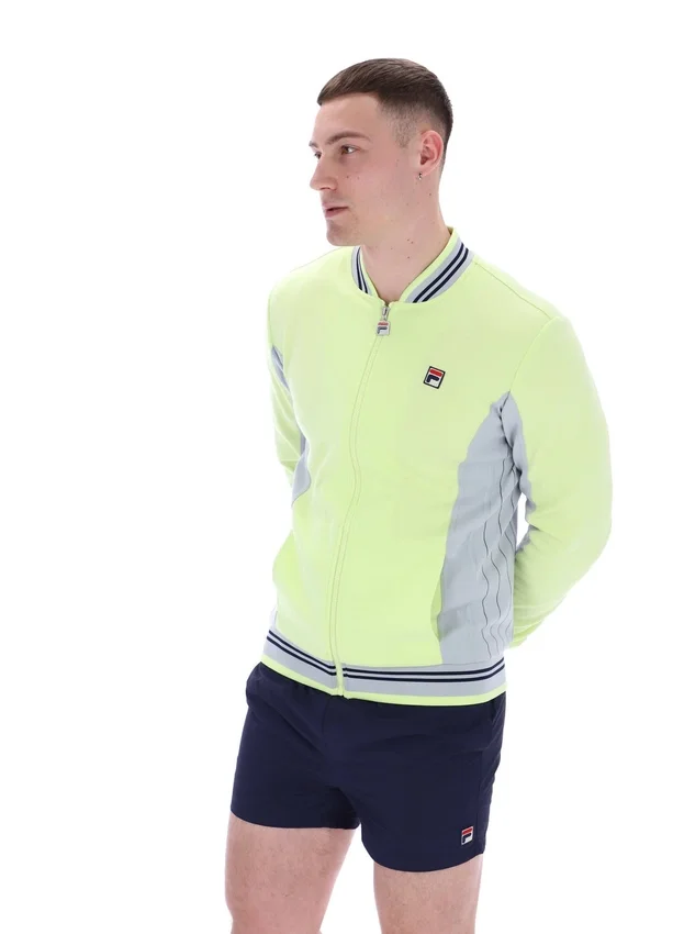 Shadow Lime Settanta Baseball Track Top
