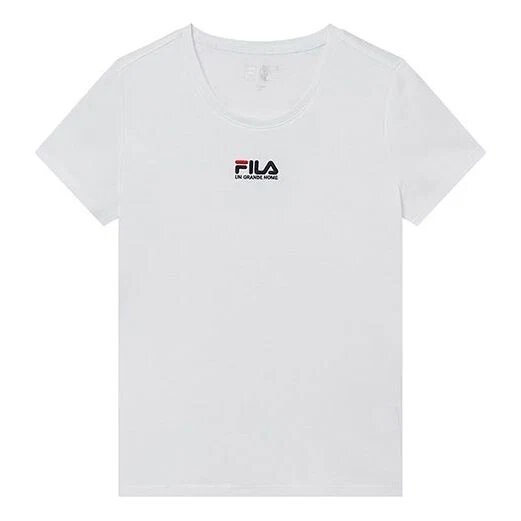 Short Sleeve 2019 Minimalistic Embroidered Short Sleeve T White