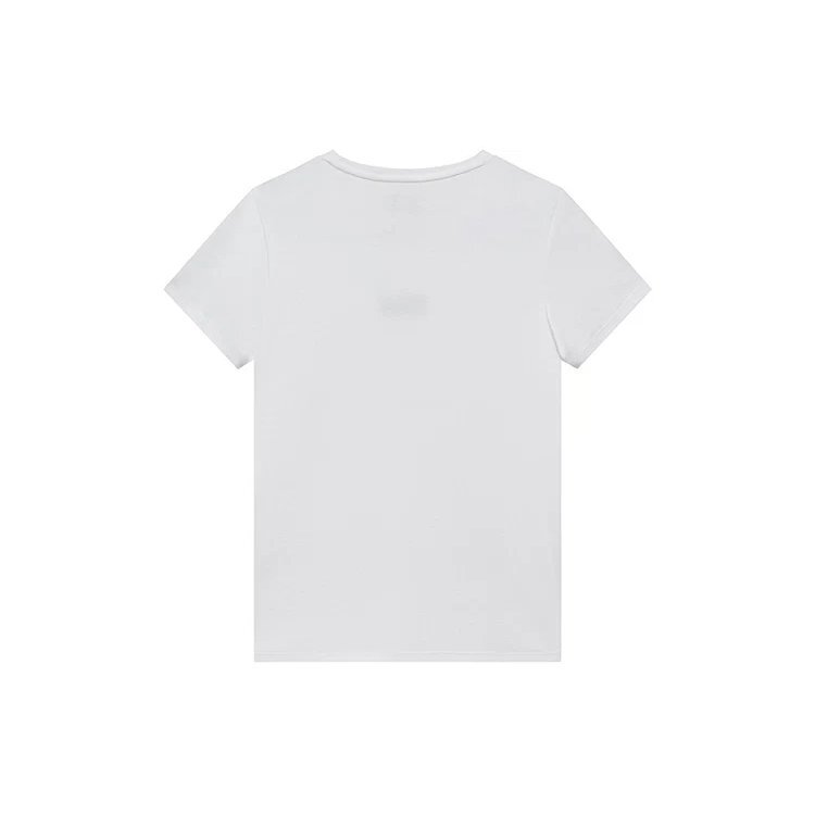 Short Sleeve 2019 Minimalistic Embroidered Short Sleeve T White
