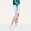 Side Tennis Breathable Woven Five Pants For Men White