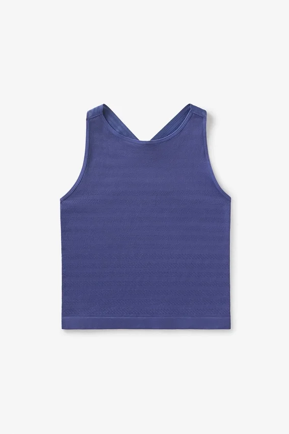 Skipper Blue Center Court Seamless Tank