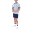 Skyway Domenico Crochet Knitted Shirt with Contrast Tipping