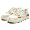 SLAM 22 Skate Shoes "White Beige Brown"