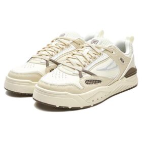 SLAM 22 Skate Shoes “White Beige Brown”