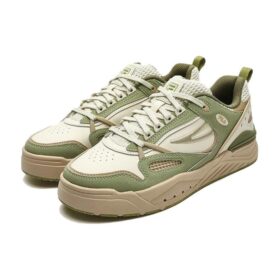 SLAM 22 Skate Shoes “White Green Brown”