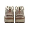 Slam Mid Skate Shoes "White Beige Brown"