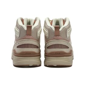 Slam Mid Skate Shoes “White Beige Brown”