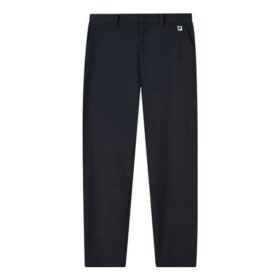 Solid Color Gym Woven Sports Long Pants Blue