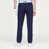 Solid Color Gym Woven Sports Long Pants Blue