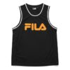 Solid Sleeveless T-Shirt "Black Yellow"