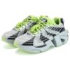 Space Low Sneakers "Silver Black Green"