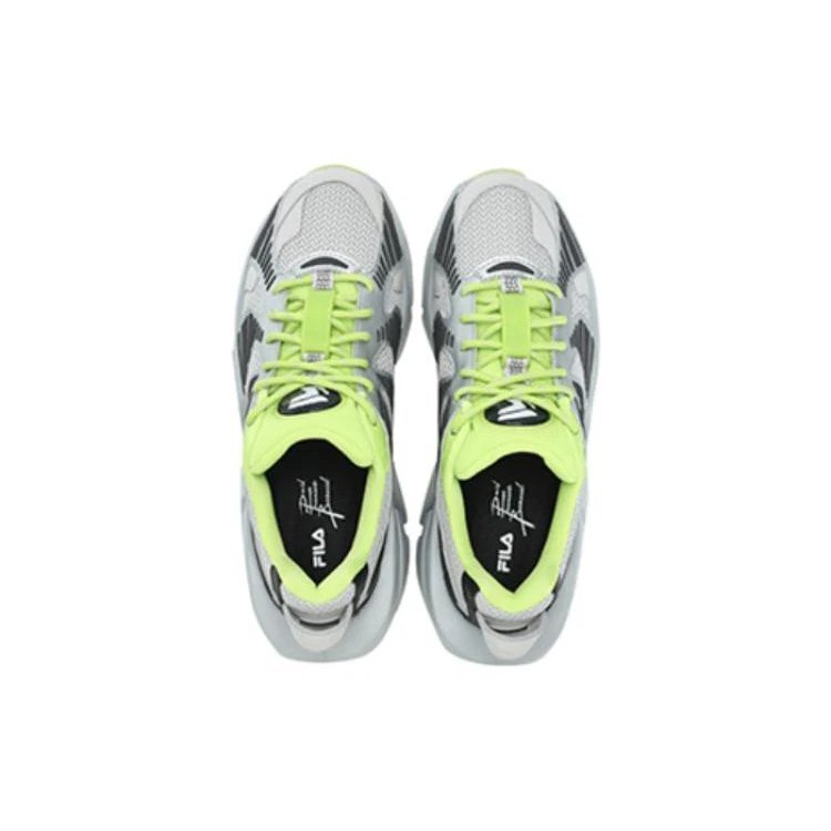 Space Low Sneakers "Silver Black Green"