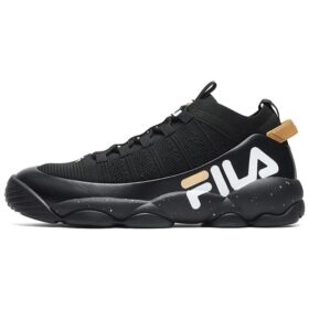 Spaghetti Knit Retro Black/Golden
