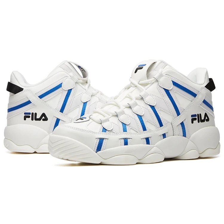 Spaghetti Mid White/Blue
