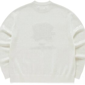 Sport Graphic Sweater “White Black”