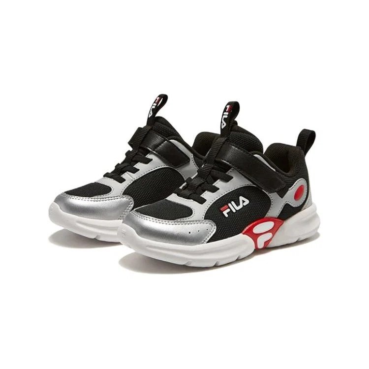 Sport Sneakers "Silver Black Red"