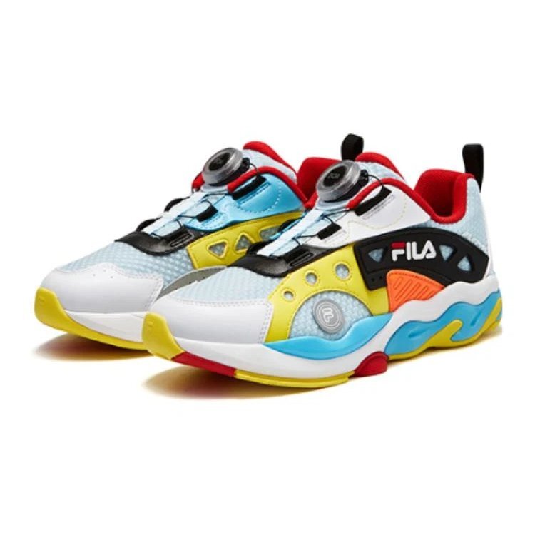 Sportswear Sneakers "White Blue Yellow"