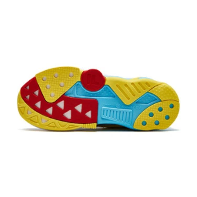 Sportswear Sneakers "White Blue Yellow"