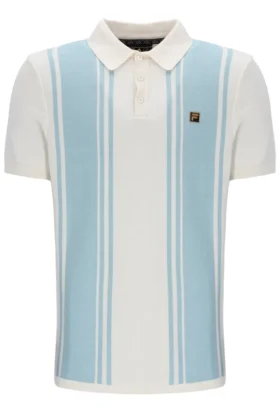 Sterling Blue Buddy Bowling Style Knitted Polo