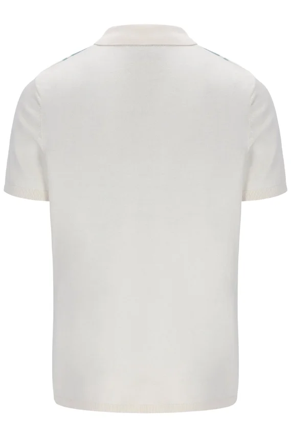 Sterling Blue Buddy Bowling Style Knitted Polo