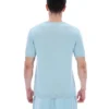 Sterling Blue Don Textured Knitted T-Shirt