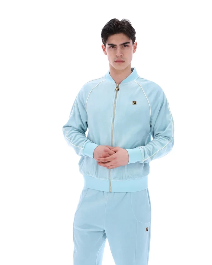 Sterling Blue Fella Velour Jacket