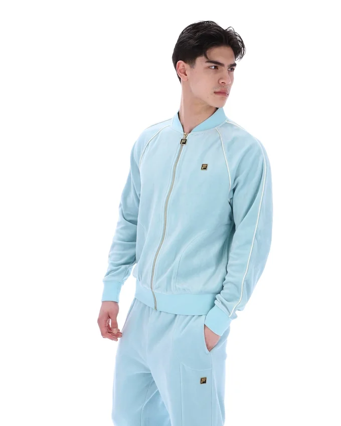 Sterling Blue Fella Velour Jacket