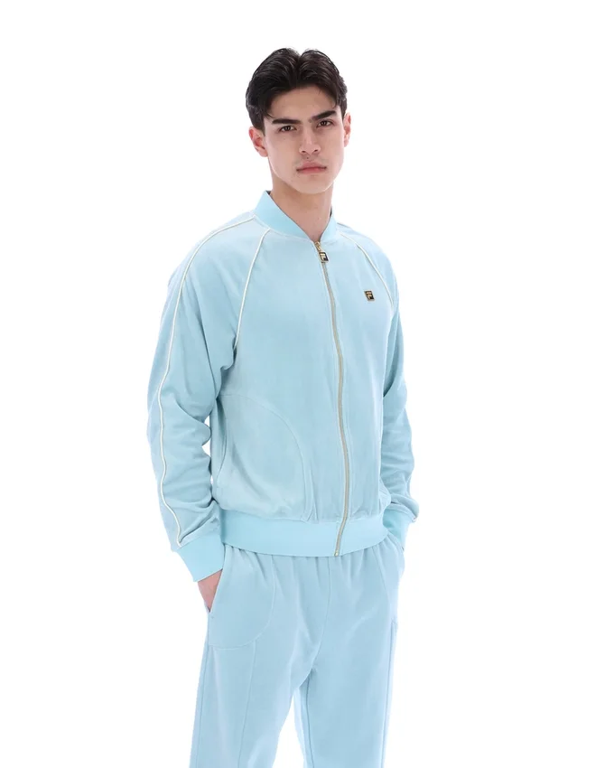Sterling Blue Fella Velour Jacket