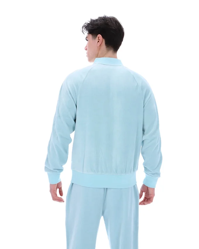Sterling Blue Fella Velour Jacket