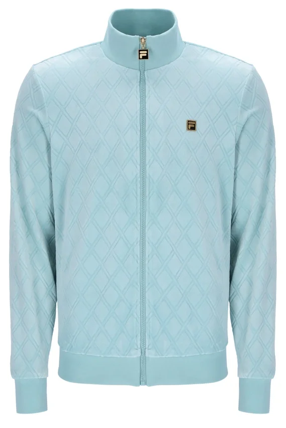 Sterling Blue Hanay Embossed Diamond Jacket
