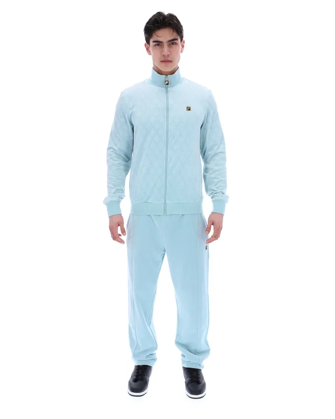 Sterling Blue Hanay Embossed Diamond Jacket