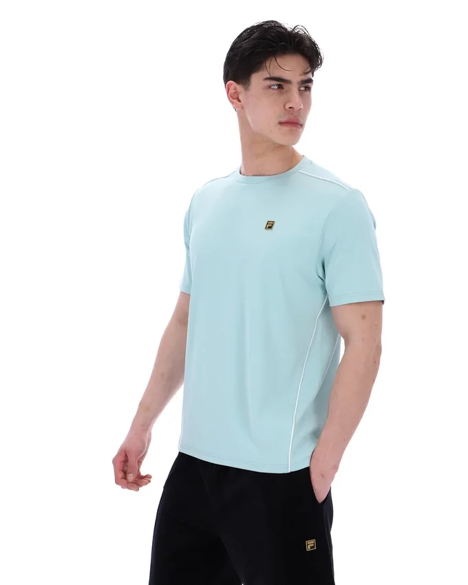 Sterling Blue Lawrenze Fitness-Inspired T-Shirt