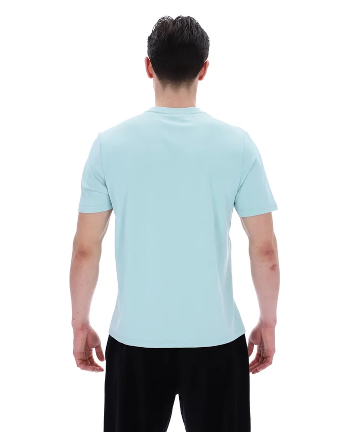 Sterling Blue Lawrenze Fitness-Inspired T-Shirt