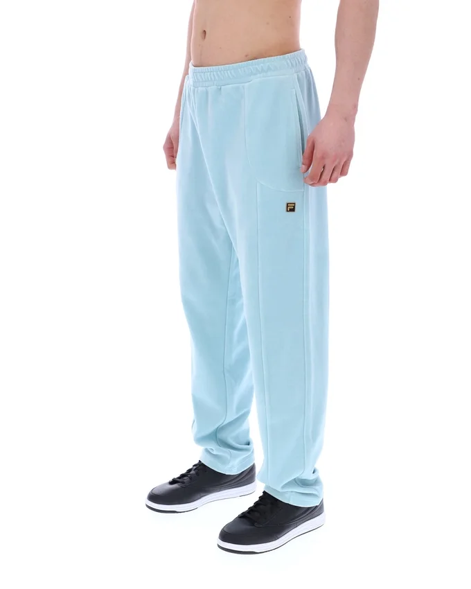Sterling Blue Lorrie Velour Track Pant