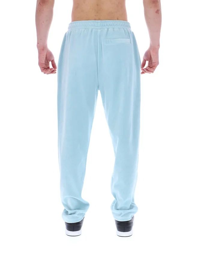 Sterling Blue Lorrie Velour Track Pant