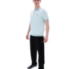 Sterling Blue Marty Zip Polo