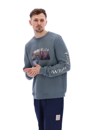 Stormy Weather Len Graphic Crew Sweatshirt