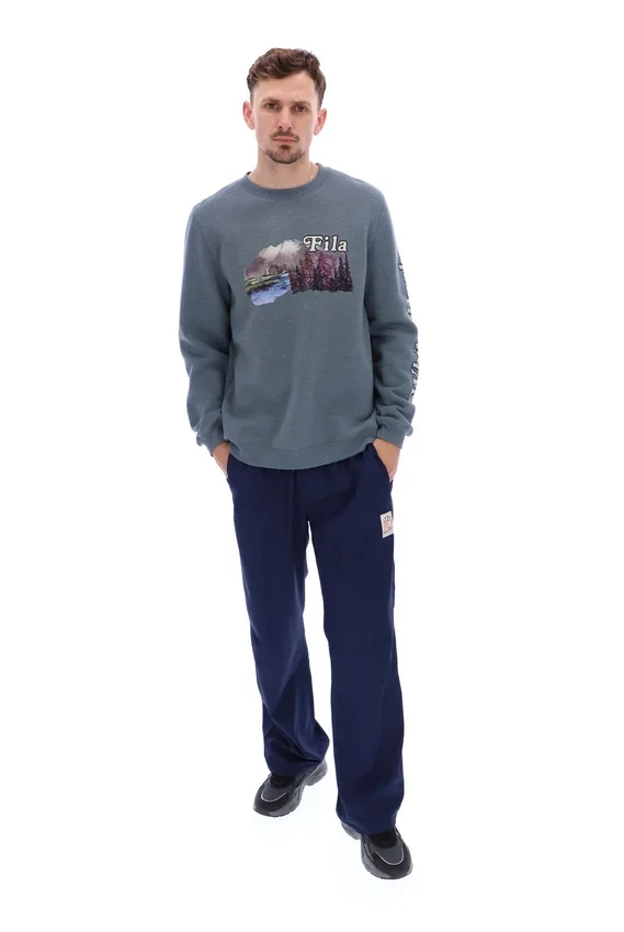 Stormy Weather Len Graphic Crew Sweatshirt